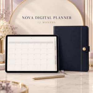 12-Month Premium Digital Planner - EN/FR