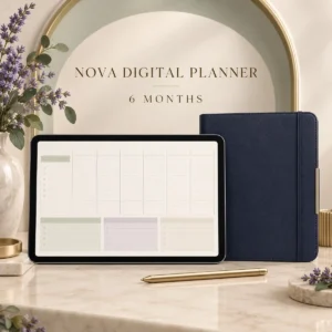 6-Month Digital Planner - EN/FR